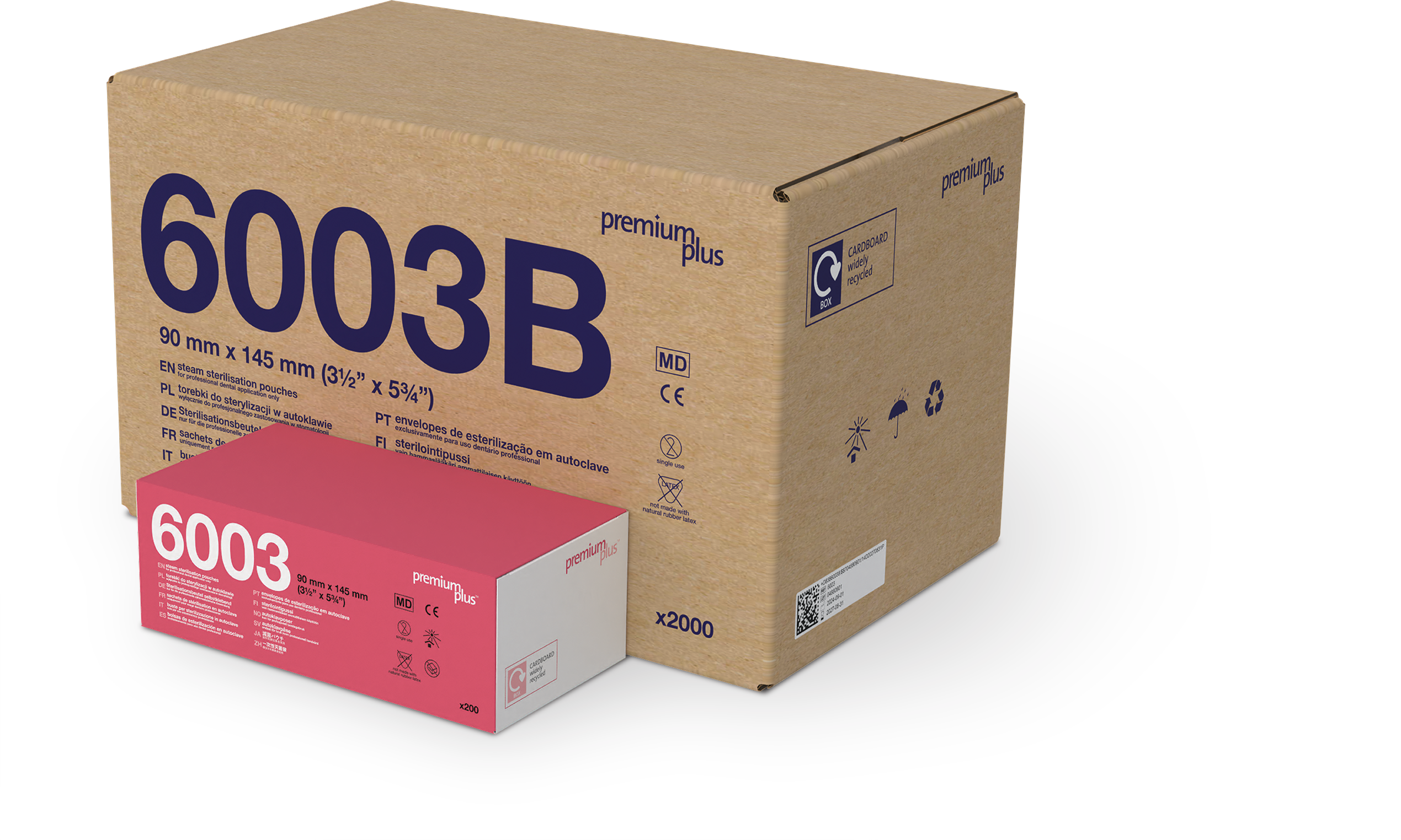 Sterilisationsbeutel Sterilisationstüten 90mm x 145mm / 200 Stück Sterilisationsbeutel Sterilisationstüten 90mm x 145mm / 200 Stück