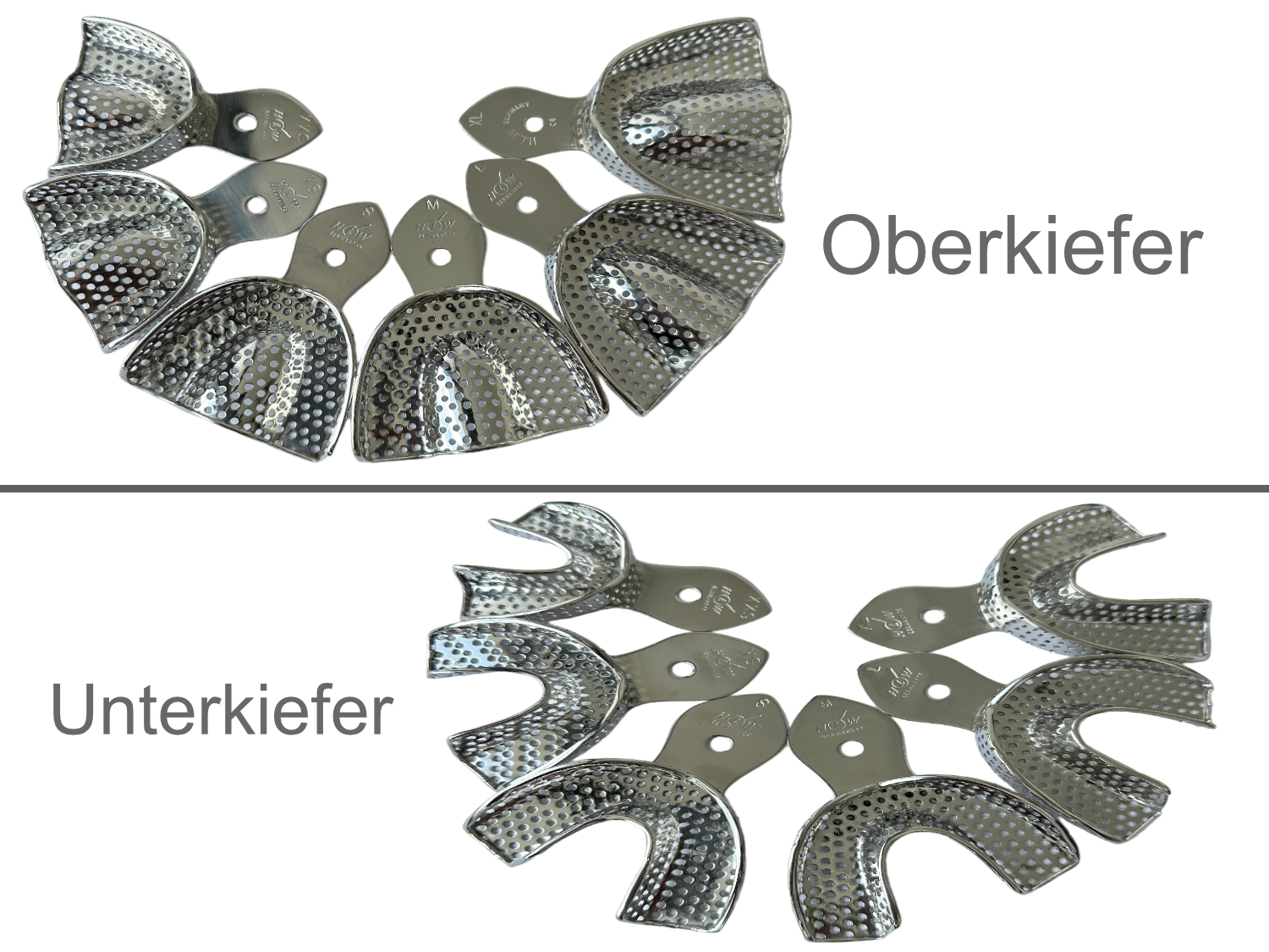 ABDRÜCKLÖFFEL METALL PERFORIERT, OK, Gr. XS