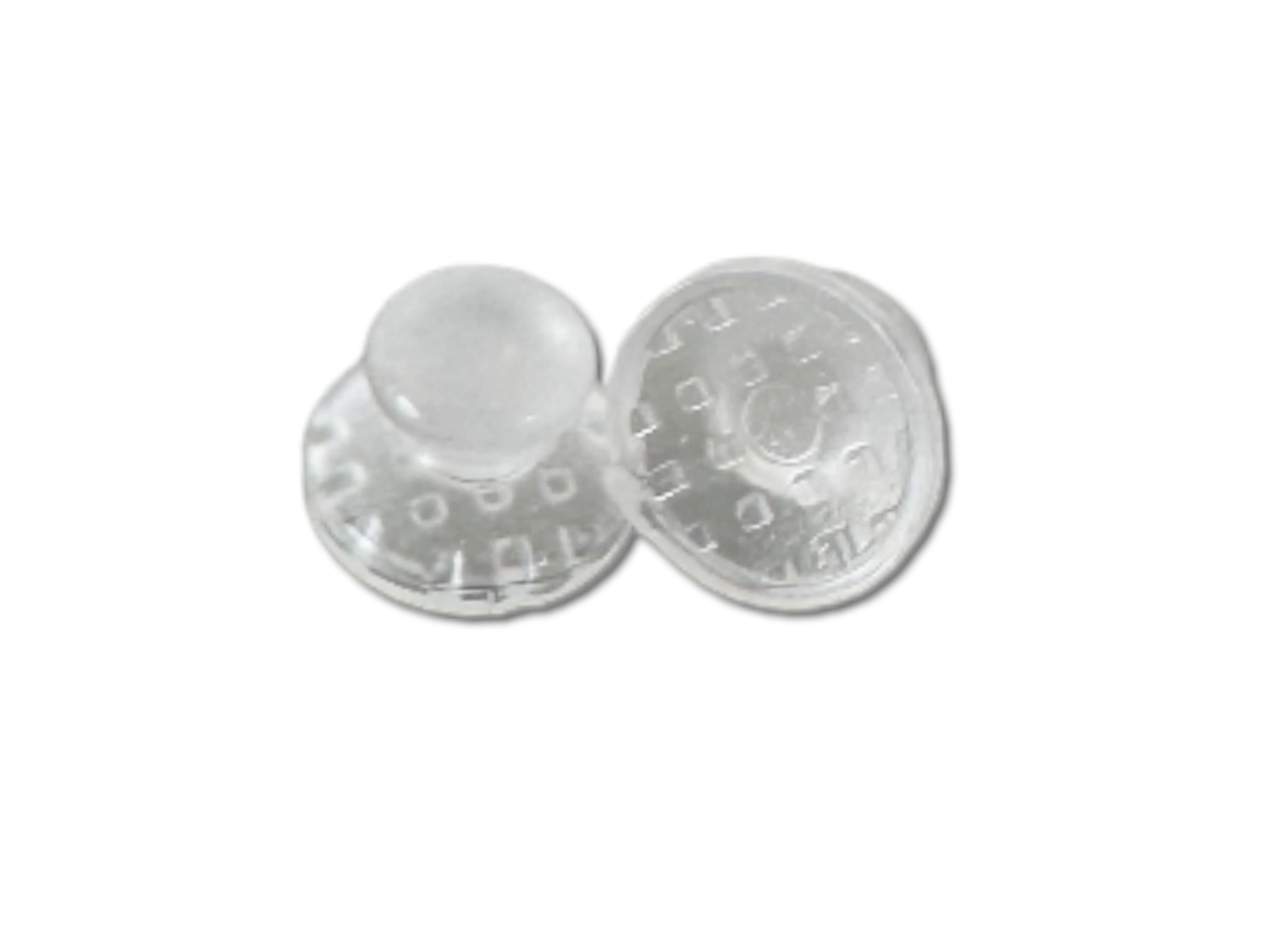 Buttons Knöpfchen aus Keramik rund 10 Stk. transparent Buttons Knöpfchen aus Keramik rund 10 Stk. transparent