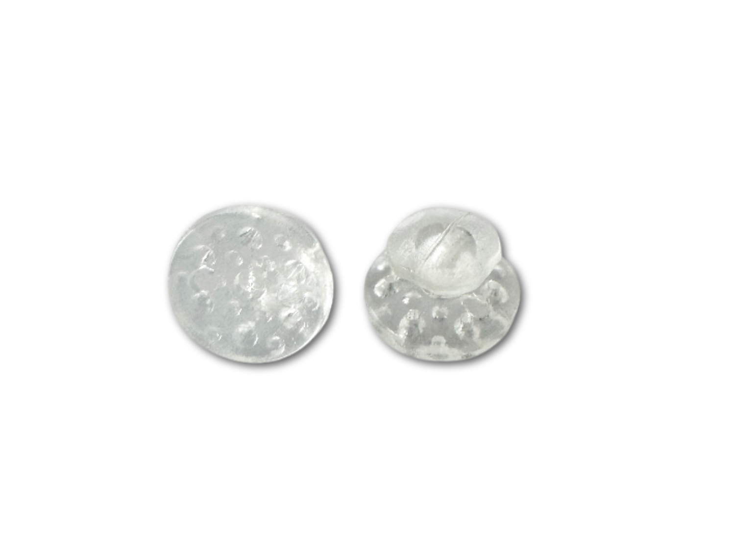 Buttons Knöpfchen Kunstoff transparent rund 20 Stk perforierte Basis Buttons Knöpfchen Kunstoff transparent rund 20 Stk perforierte Basis